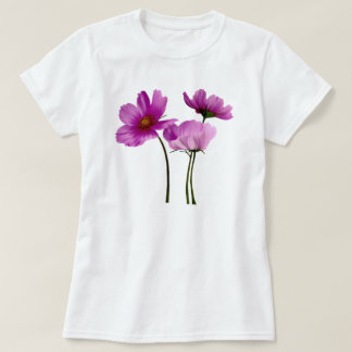 Flor de T-Shirt feminino