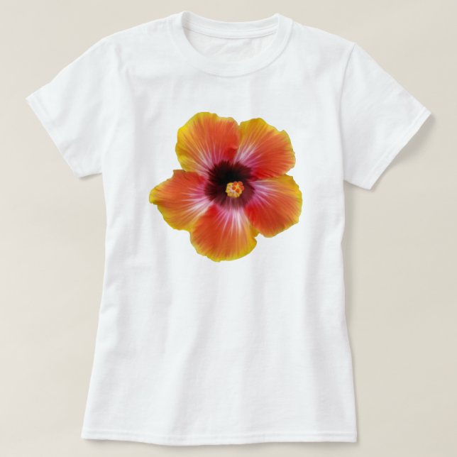 Flor de T-Shirt feminino (Frente do Design)