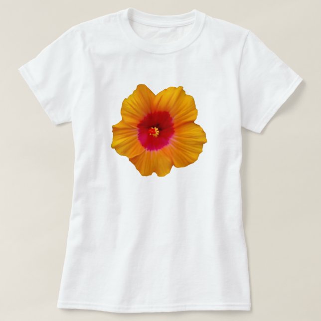 Flor de T-Shirt feminino (Frente do Design)