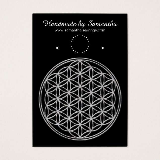 Flor de Vida / Blume des Lebens - Cristal brilhant (Frente)