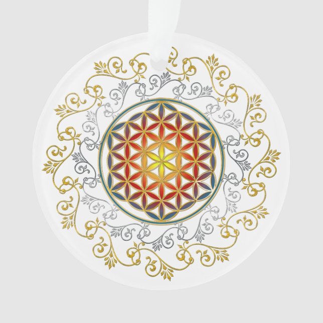 Flor de Vida / Blume des Lebens - Ornamento IV (Frente)