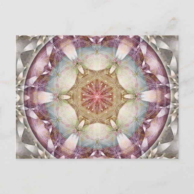 Flor de Vida Mandala 13 Cartões (Frente)