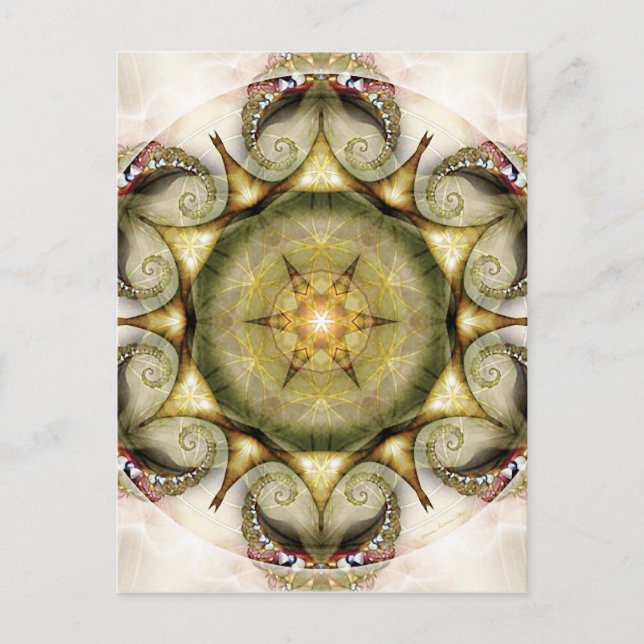 Flor de Vida Mandala 19 Cartões (Frente)
