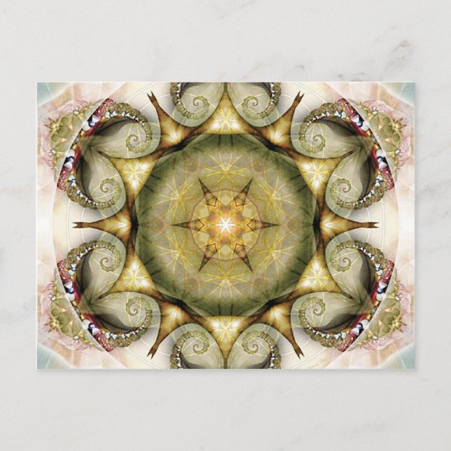 Flor de Vida Mandala 19 Cartões (Frente)