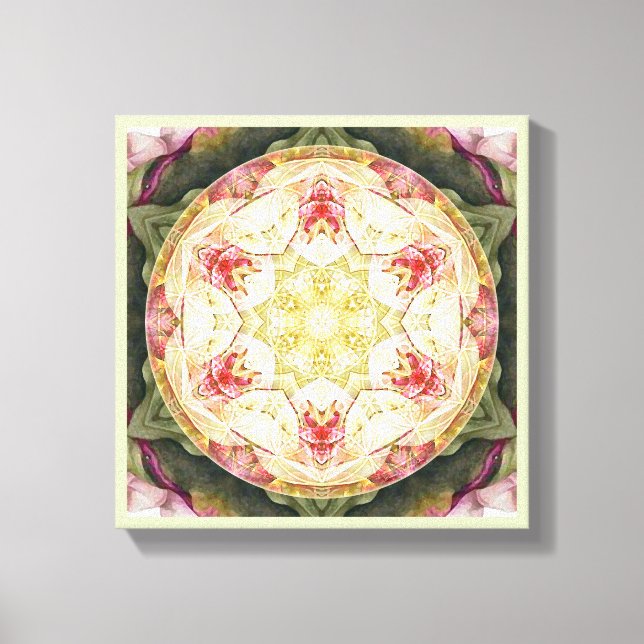 Flor de vida Mandala 6 Canvas (Frente)