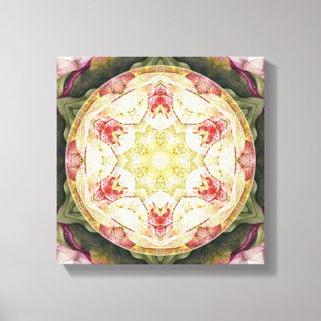 Flor de vida Mandala 6 Canvas (Frente)