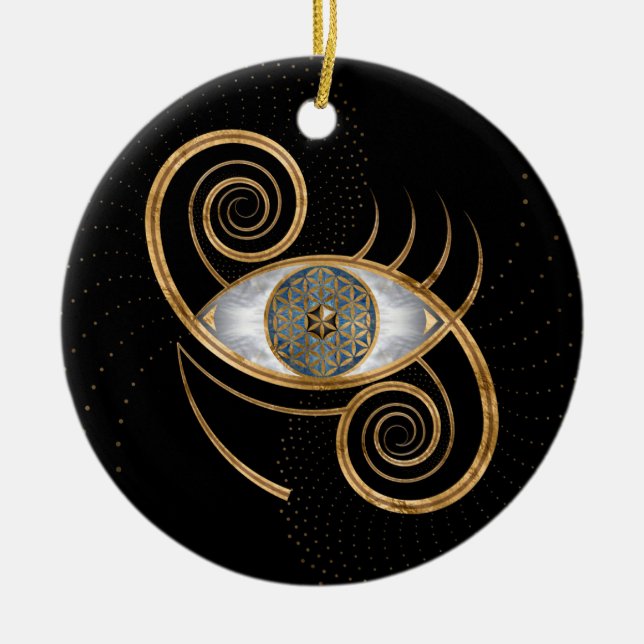 Flor de Vida - Ornamento da Rodovia Ocular (Frente)