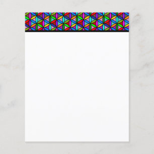 FLOR DE VIDA - padrão de gradientes multicoloridos