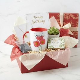 Flor do mês de nascimento - agosto caneca personal