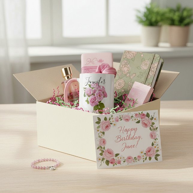 Flor do mês de nascimento - caneca personalizada d (Criador carregado)