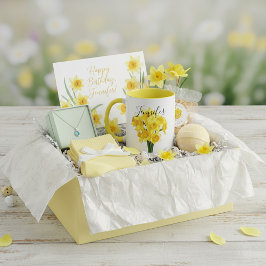 Flor do mês de nascimento - Março caneca personali