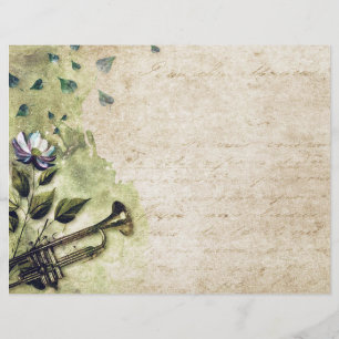 Flor e trompete de vindima