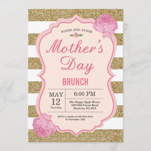 Flor floral do rosa do convite da refeição matinal