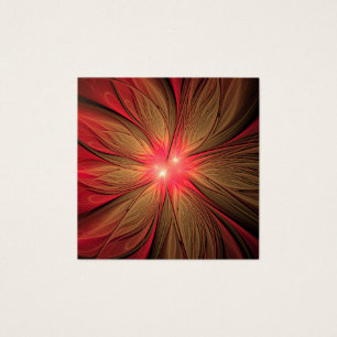 Flor fractal de fanfarrão vermelho