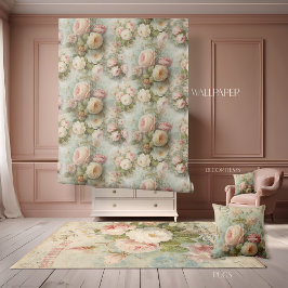 Flor francês Paris, cor-de-rosa e azul