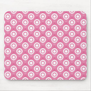 Flor Funky cor-de-rosa bonita Mousepad