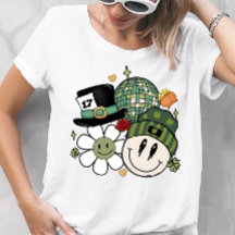 Flor giro e Ruas sorridentes. T-shirt do dia do Pa