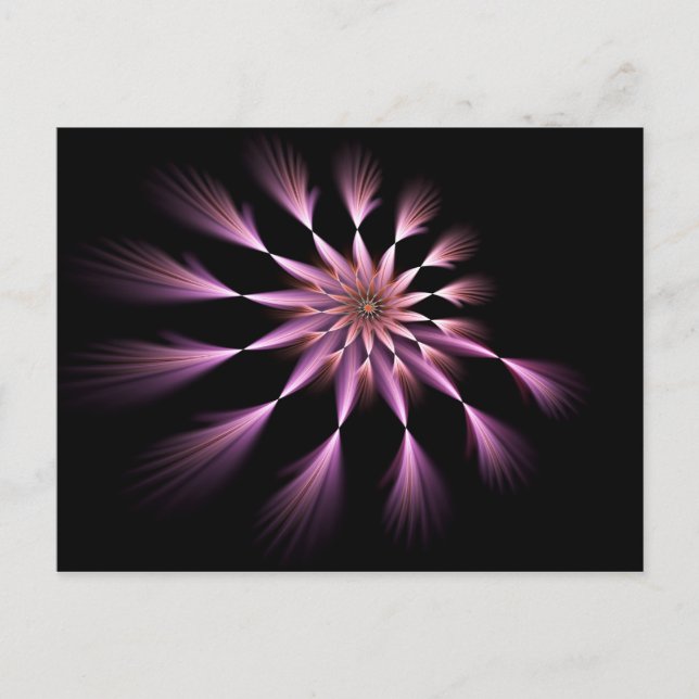 Flor I - Cartão postal de arte frontal (Frente)