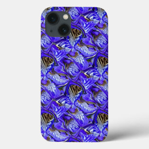 Flor Íris Roxo/Inclinado/Com Teles /