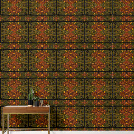 Flor Laranja no Verde