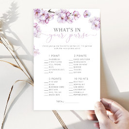 Flor lilás de aquarela O que há no seu jogo de bol