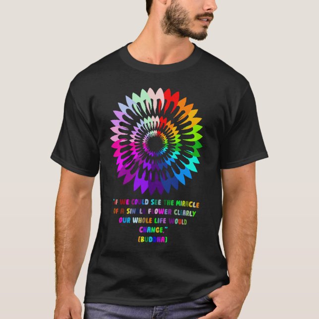 Flor mandala T-Shirt (Frente)