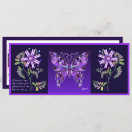 flor no deserto e cartão P Butterfly 31