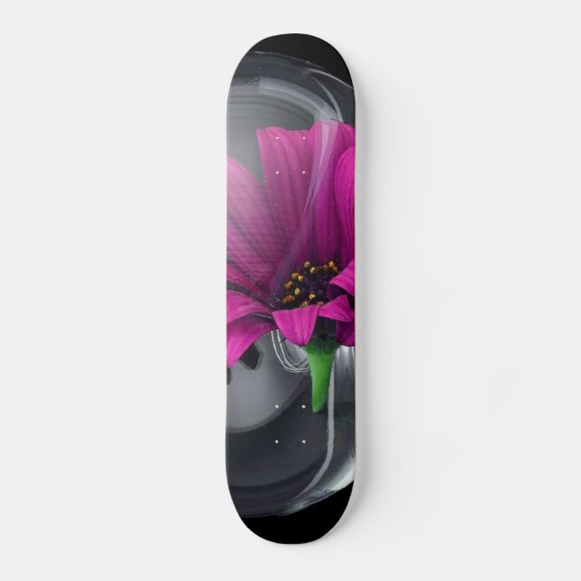 Flor no skate Vase (Frente)
