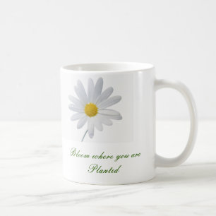Flor onde você é imagem plantada da caneca