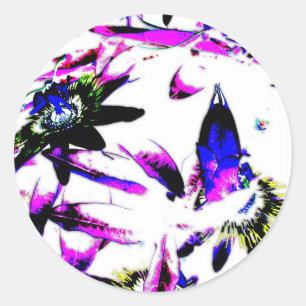 Flor Porcelana Passiflora - Adesivos