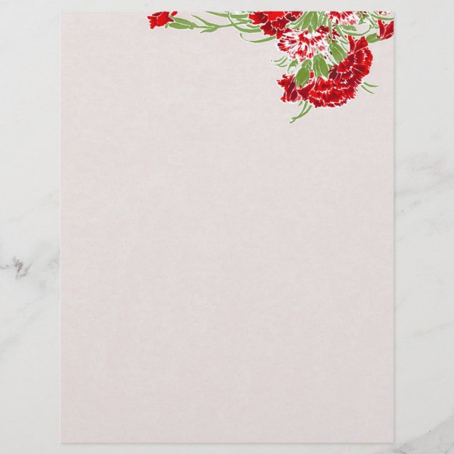 Flor Prendendo ~ Letterhead (Frente)