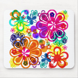 Flor psicadélico MousePad