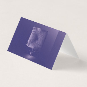 Flor quadrada violeta