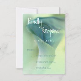 Flor Românico em RSVP de Tons Azuis