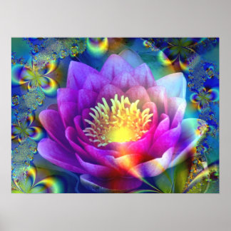 Flor Sagrada de Amor e Paz - Poster