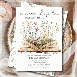 Flor selvagem | Convite para Chá de fraldas Tema d