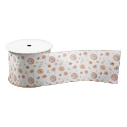 Flor Selvagem Satin Ribbon, Flores para campos de 