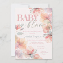 Flor silvestre, Bebê em Flor, Convite para Chuvada