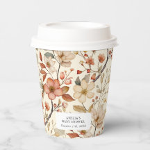 Flor Silvestre Boho Marfim Terracota Floral