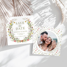 Flor silvestre russo Salve o convite para fotos de