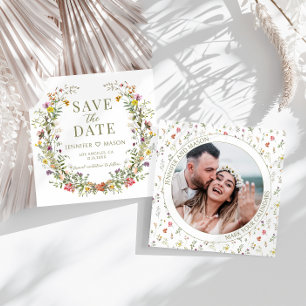 Flor silvestre russo Salve o convite para fotos de