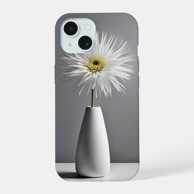 Flor Simples em Vaso (Verso)