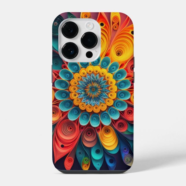Flor única em 3D  (Verso)
