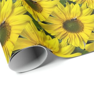 flor,único, papel de embrulho brilhante, colorido,