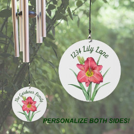 Flor Vermelho Diário Personalizado