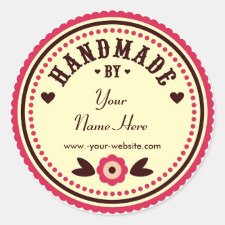 Flor Vermelho Feita À Mão Por Autocolantes Persona