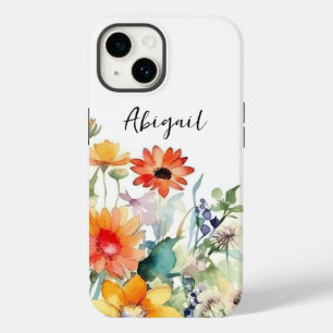 Flor Vibrante Colorida Personalizada