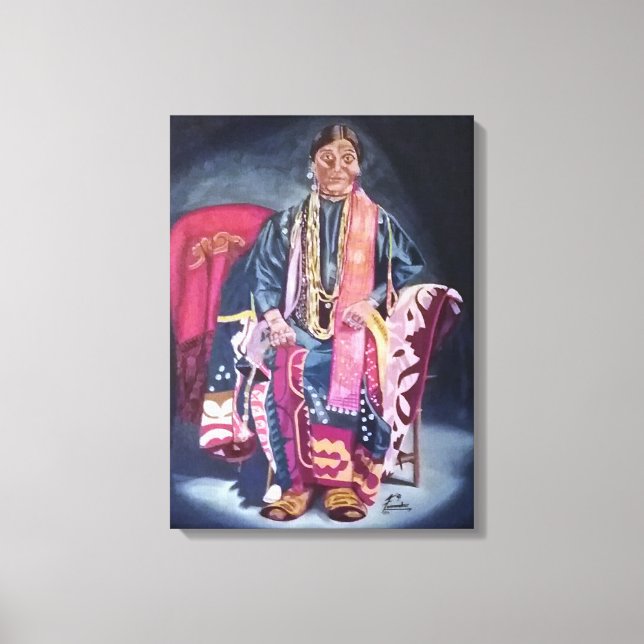 Flora Bearcoração Original: Impressão de Tela de Ó (Frente)