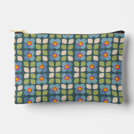 Flora Blush - Bolsa Floral azul e verde