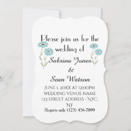 Flora convite de casamento Personalizar Destino